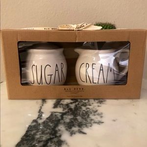 NWOT Rae Dunn “Cream and Sugar” set